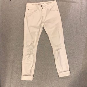 H&M White Jeans